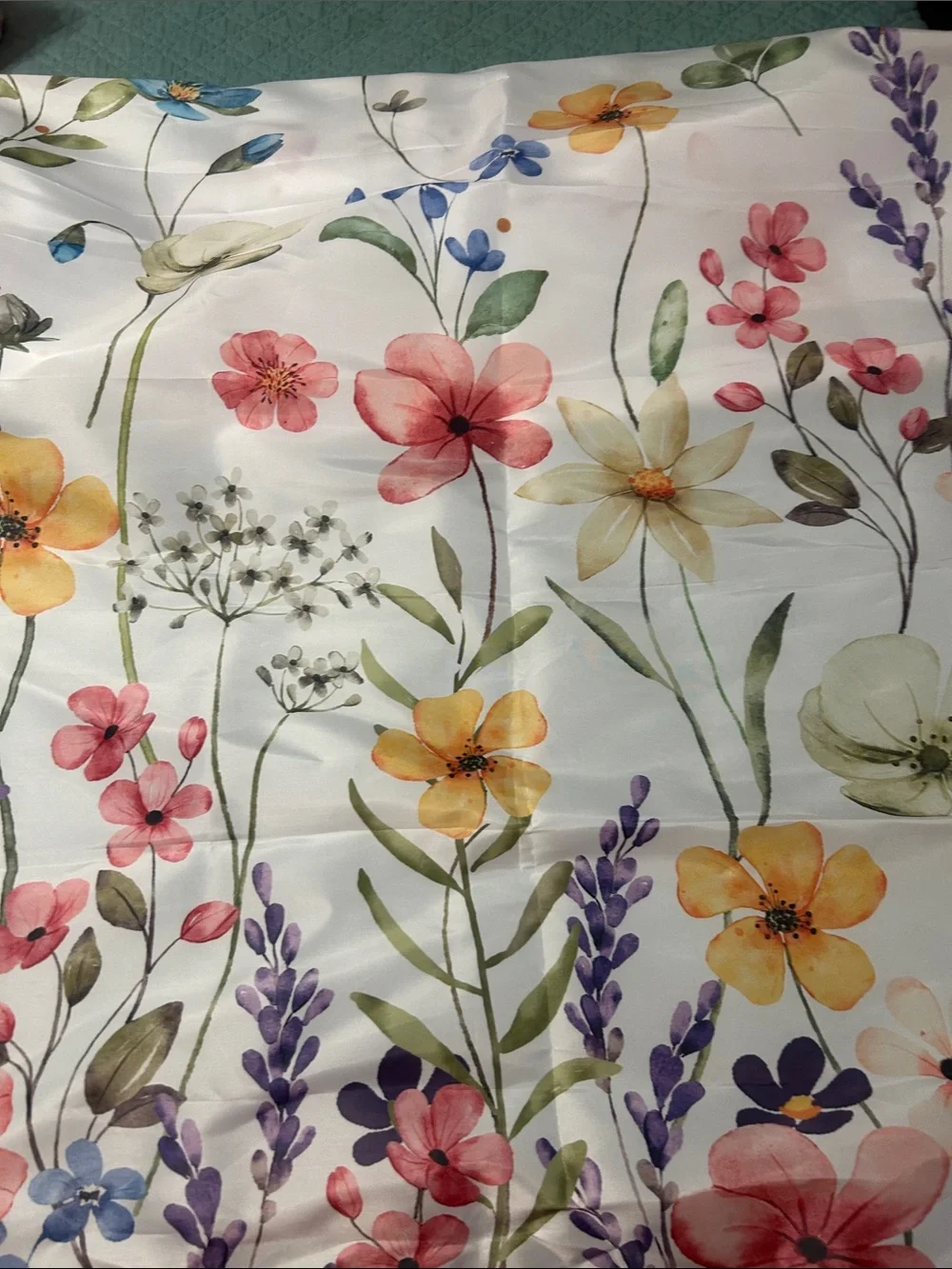 Backdrop banner-Floral Butterfly White Duvet Cover - Soft Watercolor Print